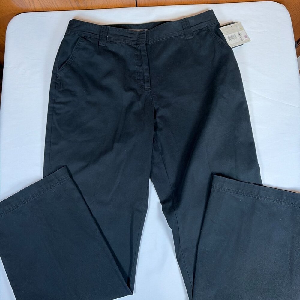 NWT Liz Claiborne Audra Pants Women's 14 Black
